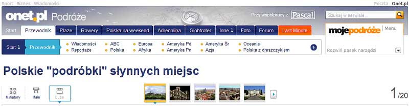 polskie rzekome podróbki słynnych miejsc z onetu
